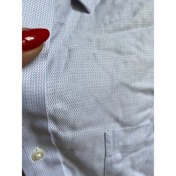 NORDSTROM Men's Shop Smart Care Dress Shirt Sz 17 Traditional Fit - Picture 3 of 8